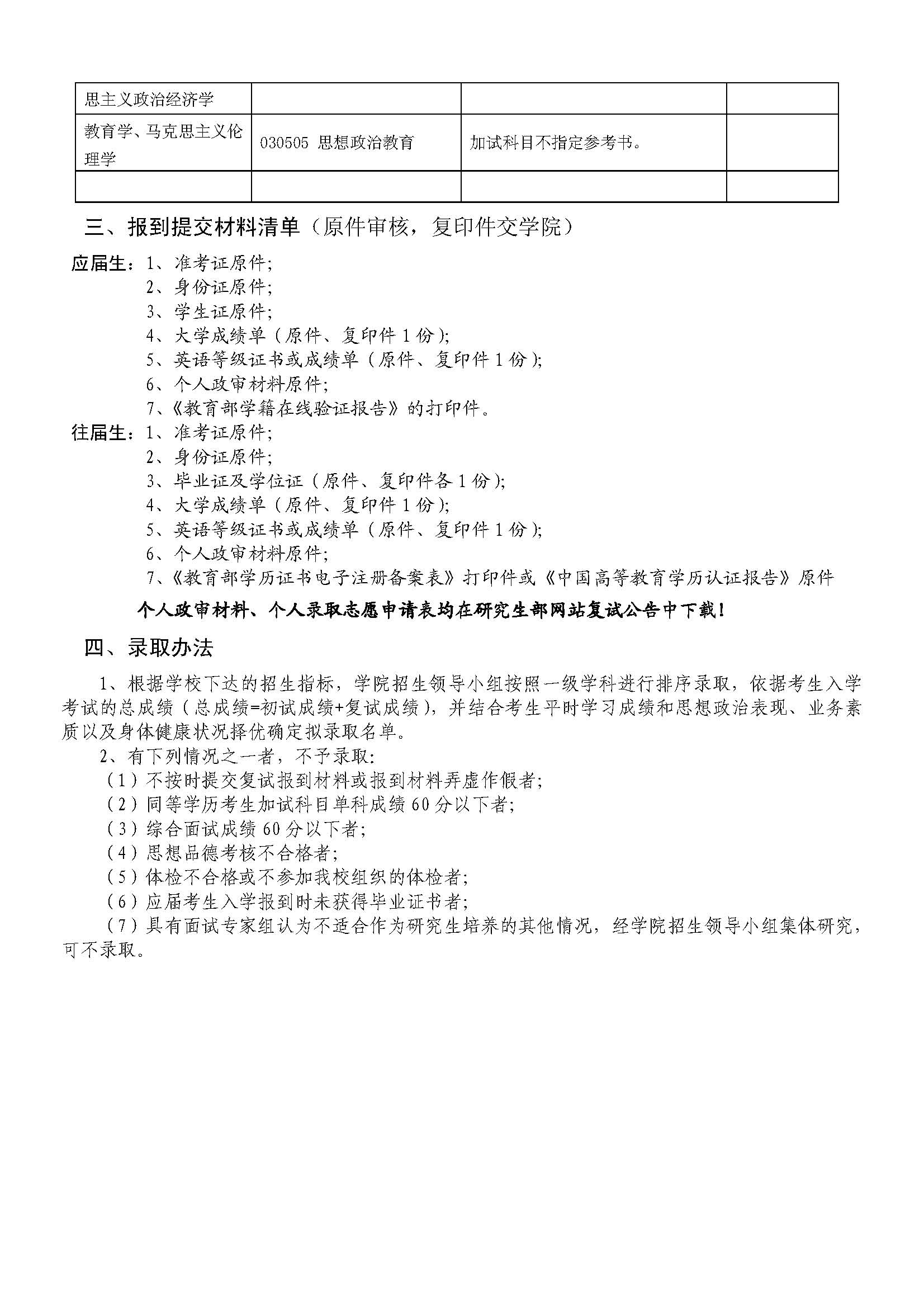 2014年南京工业大学政治教育学院考研复试安排